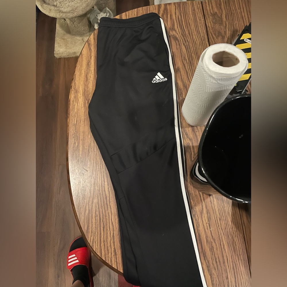 MENS 2XL ADIDAS TRACK PANTS